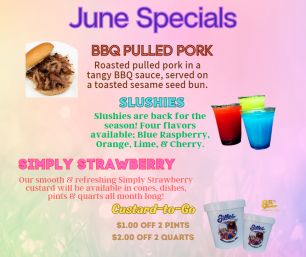 Gilles Frozen Custard February Specials